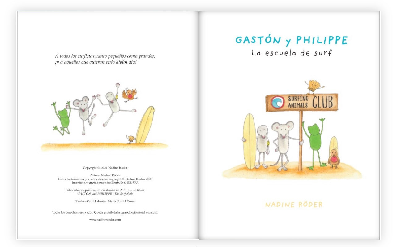 Book 2 "GASTÓN y PHILIPPE - La escuela de surf"