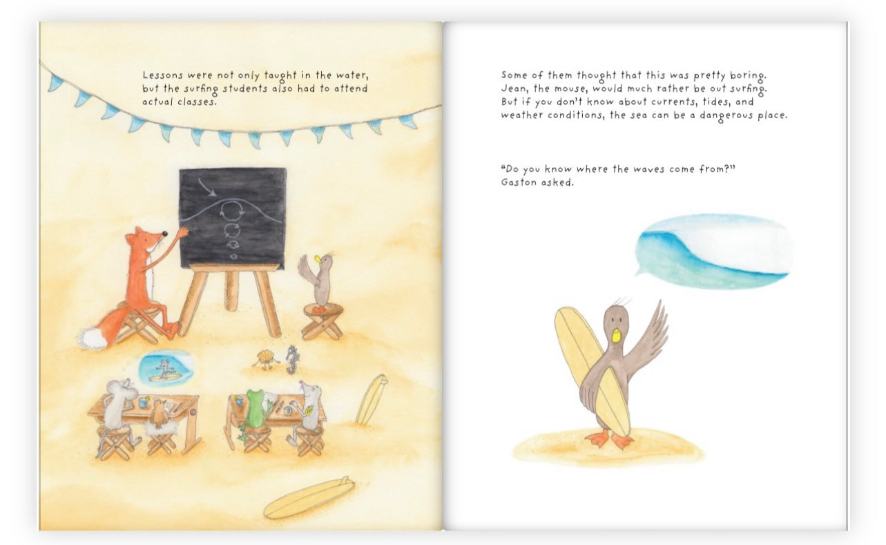 Book 2 "GASTON and PHILIPPE - The Surf School"